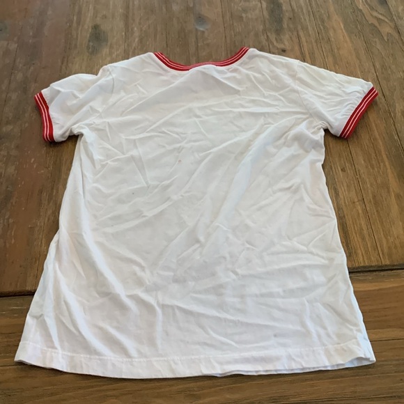 Forever 21 “oops!” White and Red T Shirt short sleeve - Picture 5 of 5